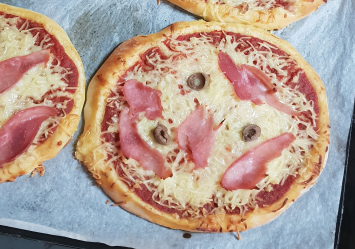 Pizza jambon fromage